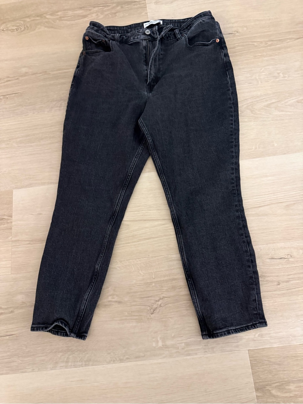 Abercrombie & Fitch Black Boyfriend Jeans